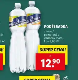 Lidl Poděbradka ochucená nabídka