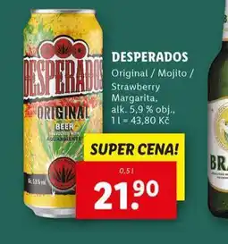 Lidl Desperados nabídka