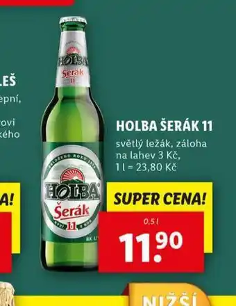 Lidl Pivo holba šerák 11 nabídka