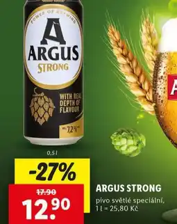 Lidl Pivo argus strong nabídka
