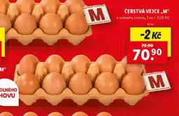 Lidl Čerstvá vejce m z volného chovu nabídka