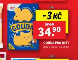 Lidl Gouda pro děti nabídka