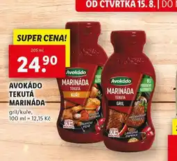 Lidl Avokádo tekutá marináda nabídka