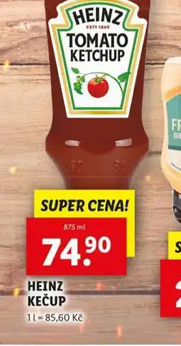 Lidl Heinz kečup nabídka