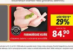Lidl Farmářské kuře nabídka