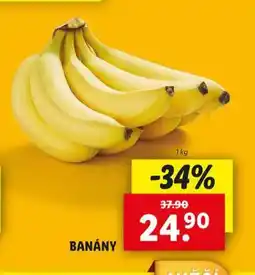 Lidl Banány nabídka
