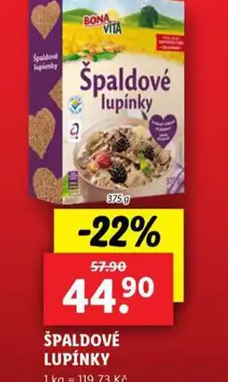 Lidl Špaldové lupínky nabídka