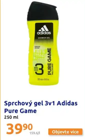 Action Sprchový gel 3v1 Adidas Pure Game nabídka