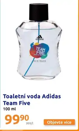 Action Toaletní voda Adidas Team Five nabídka