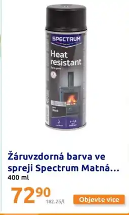 Action Žáruvzdorná barva ve spreji Spectrum Matná nabídka