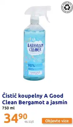 Action Čistič koupelny A Good Clean Bergamot a jasmín nabídka