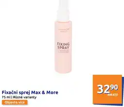 Action Fixační sprej Max & More nabídka