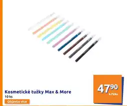Action Kosmetické tužky Max & More nabídka