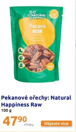 Action Pekanové ořechy: Natural Happiness Raw nabídka