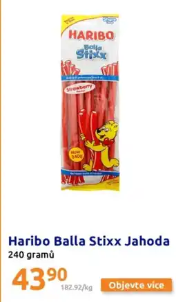 Action Haribo Balla Stixx Jahoda nabídka