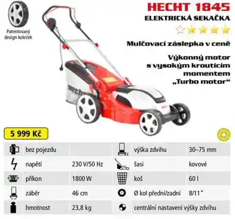 Hecht HECHT 1845 ELEKTRICKÁ SEKAČKA nabídka