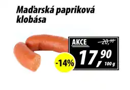 ZEMAN Maďarská papriková klobása nabídka