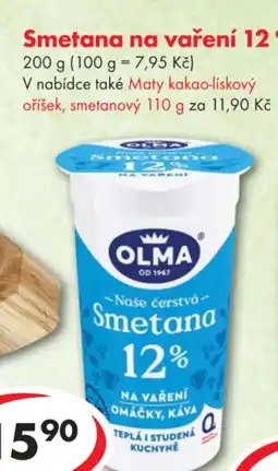 CBA Smetana na vaření 12% nabídka