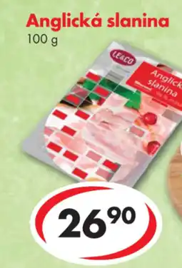 CBA Anglická slanina 100 g nabídka