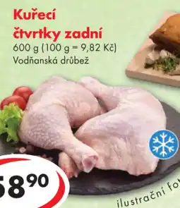 CBA Kuřecí čtvrtky zadní nabídka