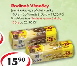 CBA Rodinné Věnečky nabídka