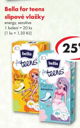 CBA Bella for teens slipové vložky nabídka