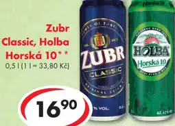 CBA Zubr Classic, Holba Horská 10 nabídka
