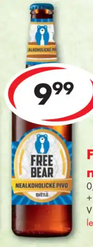 CBA Free Bear nealko světlé pivo nabídka