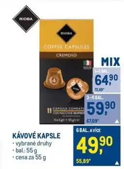 Makro KÁVOVÉ KAPSLE nabídka