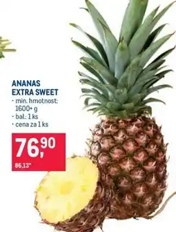 Makro ANANAS EXTRA SWEET nabídka