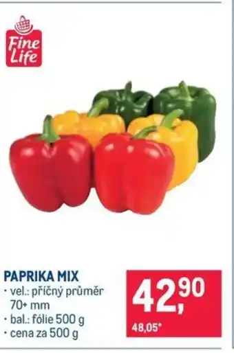 Makro PAPRIKA MIX nabídka