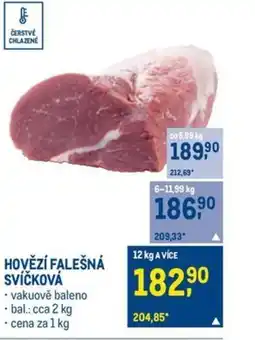 Makro HOVĚZÍ FALEŠNÁ SVÍČKOVÁ nabídka