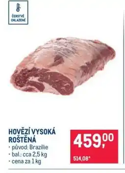 Makro HOVĚZÍ VYSOKÁ ROŠTĚNÁ nabídka