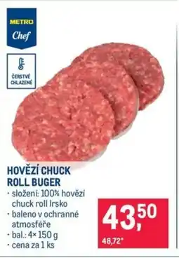 Makro HOVĚZÍ CHUCK ROLL BUGER nabídka