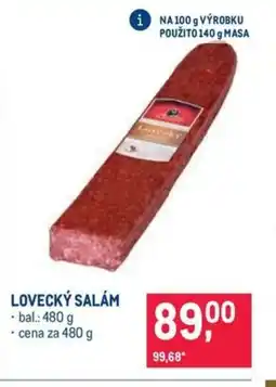 Makro LOVECKÝ SALÁM nabídka