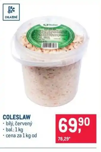 Makro COLESLAW nabídka