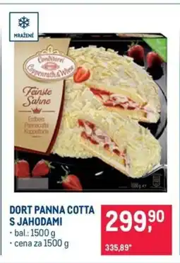 Makro DORT PANNA COTTA S JAHODAMI nabídka