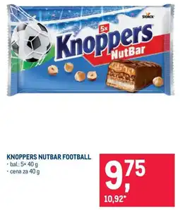 Makro KNOPPERS NUTBAR FOOTBALL nabídka