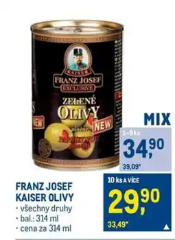 Makro FRANZ JOSEF KAISER OLIVY nabídka