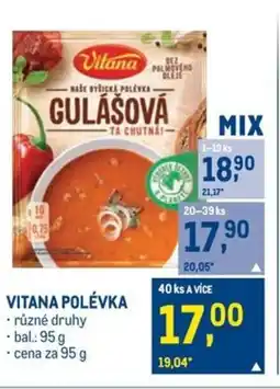 Makro VITANA POLÉVKA nabídka