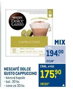 Makro NESCAFÉ DOLCE GUSTO CAPPUCCINO nabídka