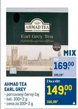 Makro AHMAD TEA EARL GREY nabídka
