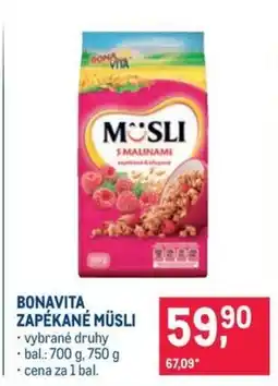 Makro BONAVITA ZAPEKANE MÜSLI nabídka