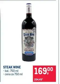 Makro STEAK WINE nabídka