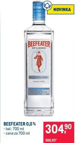 Makro BEEFEATER 0,0% nabídka