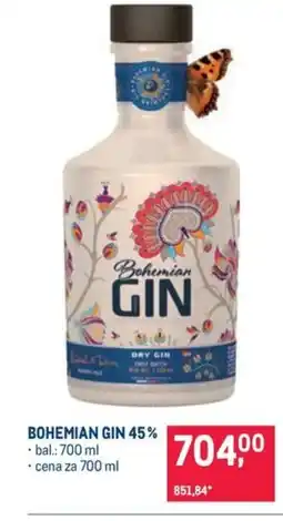 Makro BOHEMIAN GIN 45% nabídka