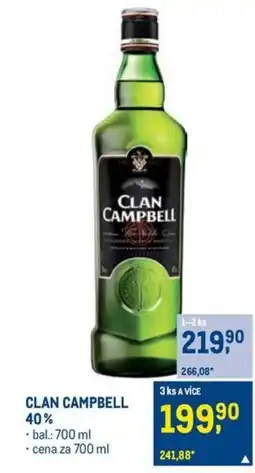 Makro CLAN CAMPBELL 40% nabídka