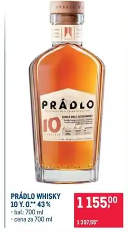 Makro PRÁDLO WHISKY 10 Y.O 43% nabídka