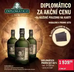 Makro DIPLOMÁTICO PROMO SET 40% nabídka