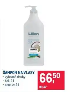 Makro ŠAMPON NA VLASY nabídka